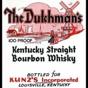 The Dutchman's Kentucky Straight Bourbon Whiskey - Art Print