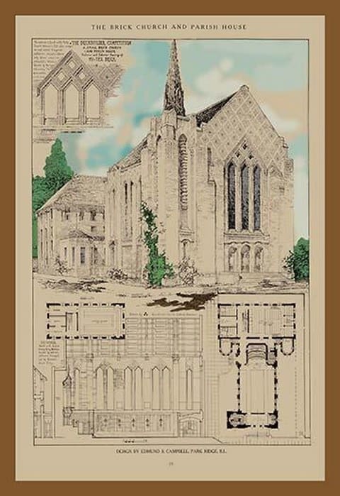 The Edward Cambell Church by Anonymous - Art Print