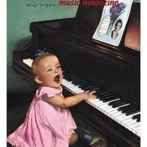 The Etude: Baby Pianist - Art Print