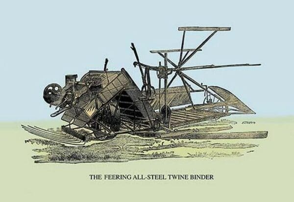 The Feering All-Steel Twine Binder - Art Print