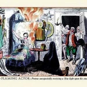 The Flaming Actor by Pierce Egan - Art Print