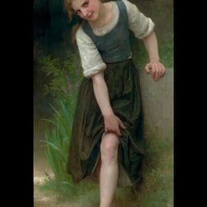 The Ford by William Bouguereau - Art Print