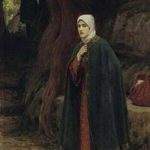 The Forest Tryst by Edward Blair Leighton - Art Print