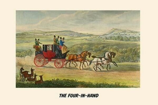 The Four in Hand by Henry Alken - Art Print