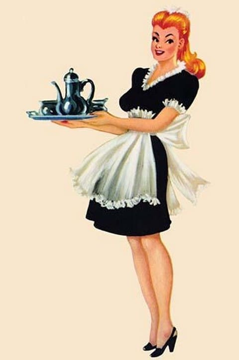 The French Maid - Art Print