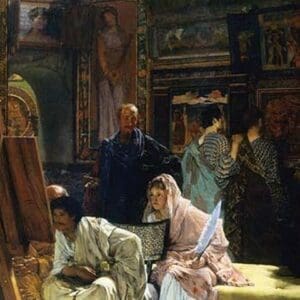 The Gallery by Sir Lawrence Alma-Tadema - Art Print