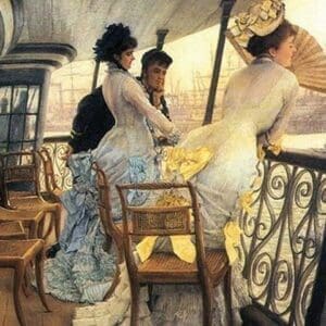 The Gallery of the H.M.S. Calcutta by James Tissot - Art Print