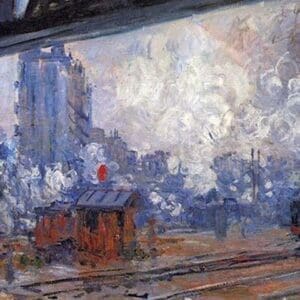 The Gare Saint-Lazare by Claude Monet - Art Print