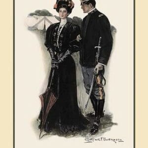 The General and the Lady by Clarence F. Underwood - Art Print