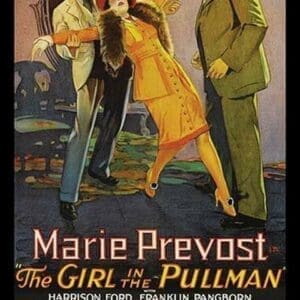 The Girl in the Pullman by Pathe - Art Print