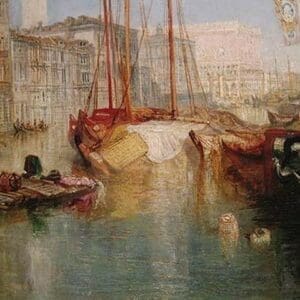 The Grand Canal in Venice by Joseph Turner - Art Print