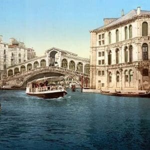 The Grand Canal with the Rialto Bridge