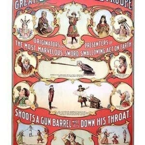 The Great Victorina Troupe - Art Print