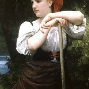 The Haymaker by William Bouguereau - Art Print