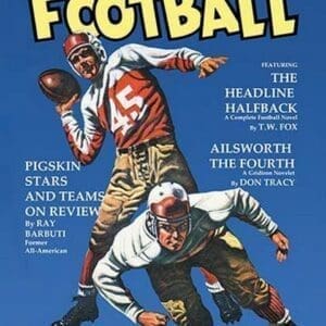 The Headline Halfback - Art Print