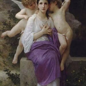 The Hearts Awakening by William Bouguereau - Art Print