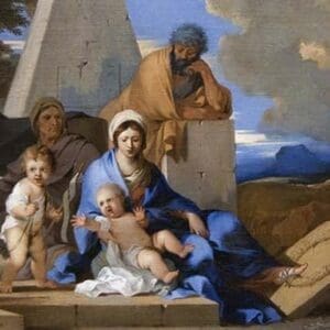 The Holy Family by Sebastian Bordon - Art Print