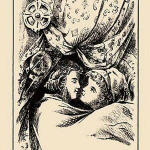 The Honeymoon by French Puzzle Card - Art Print