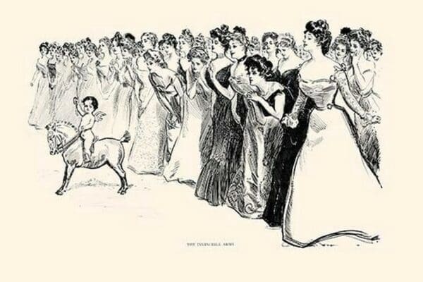 The Invincible Army by Charles Dana Gibson - Art Print