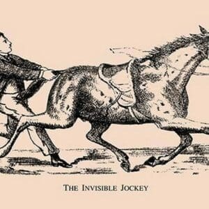 The Invisible Jockey by American Puzzle Co. - Art Print