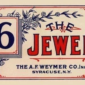 The Jewel Broom Label - Art Print