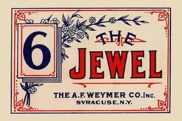 The Jewel Broom Label - Art Print