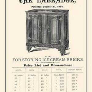 The Labrador - For Ice Cream Bricks - Art Print