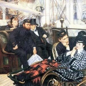 The Last evening by James Tissot - Art Print