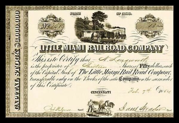 The Little Miami Railroad Company #2 - Art Print