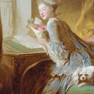 The Love Letter by Jean Honere Fragonard - Art Print