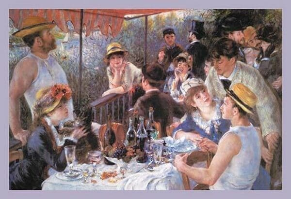 The Luncheon of the Boating Party by Renoir - Art Print