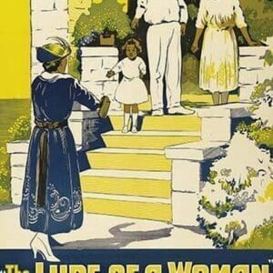 The Lure of a Women - Art Print