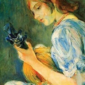 The Mandolin by Berthe Morisot - Art Print