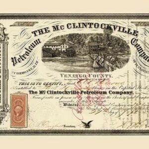 The McClintockville Petroleum Company - Art Print