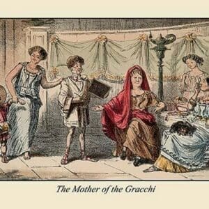 The Mother of the Gracchi by John Leech - Art Print