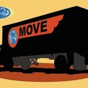 The Move Truck - Art Print