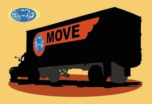 The Move Truck - Art Print