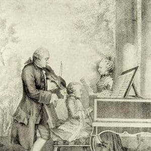 The Mozart Family by Theodore Thomas - Art Print