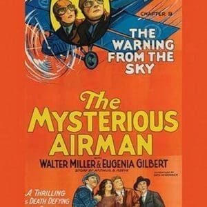 The Mysterious Airmen - warning from the Sky - Art Print