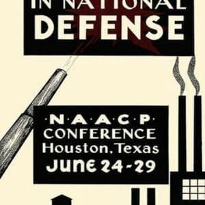 The Negro in National Defense by Louise E. Jefferson - Art Print