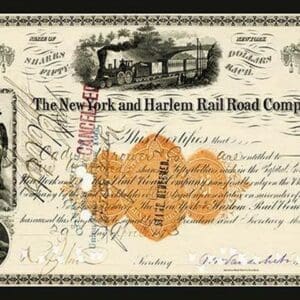 The New York and Harlem Rail Road Company - Art Print