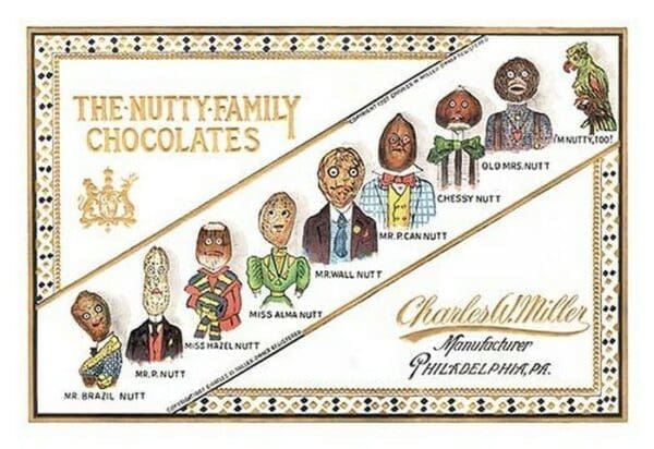 The Nutty Family Chocolates - Art Print