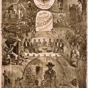 The Old Original North Carolinians Ex-slave Troupe - Art Print