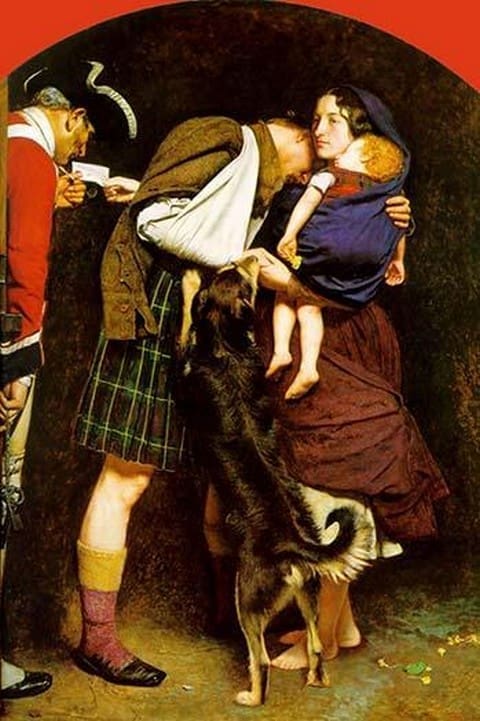 The Order of Release 1746 by John Everett Millais - Art Print