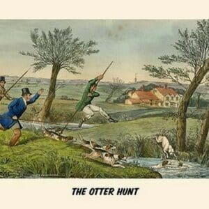 The Otter Hunt by Henry Alken - Art Print