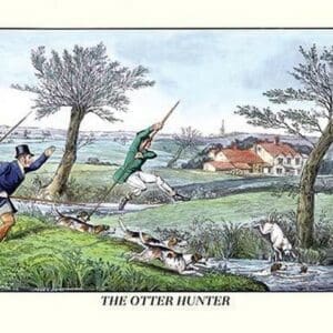 The Otter Hunter by Henry Thomas Alken - Art Print