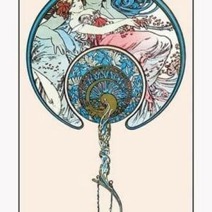 The Passing Wind Takes Youth Away by Alphonse Mucha - Art Print