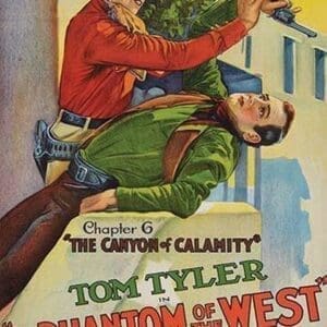 The Phantom of the West - Canyon of Calamity - Art Print