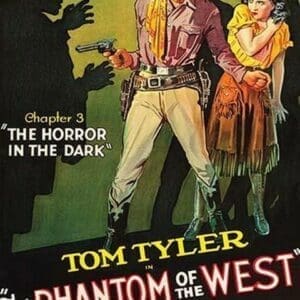 The Phantom of the West - Horror in the Dark - Art Print