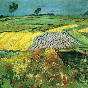 The Plains at Auvers by Vincent van Gogh - Art Print